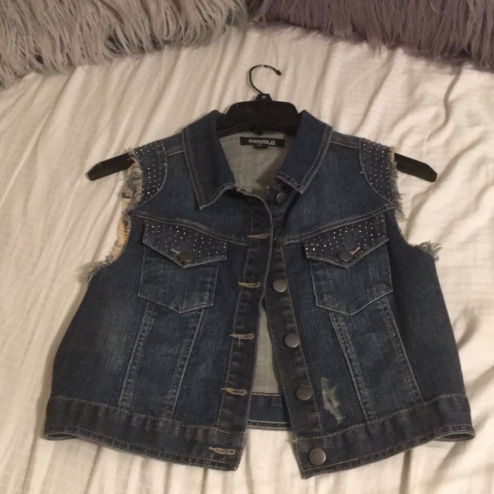 Forever 21 denim vest
